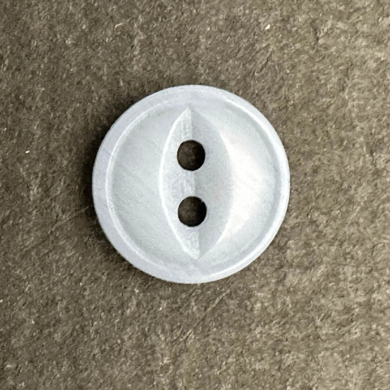 2 Hole Rim Edge Fish Eye Shirt Button 12mm