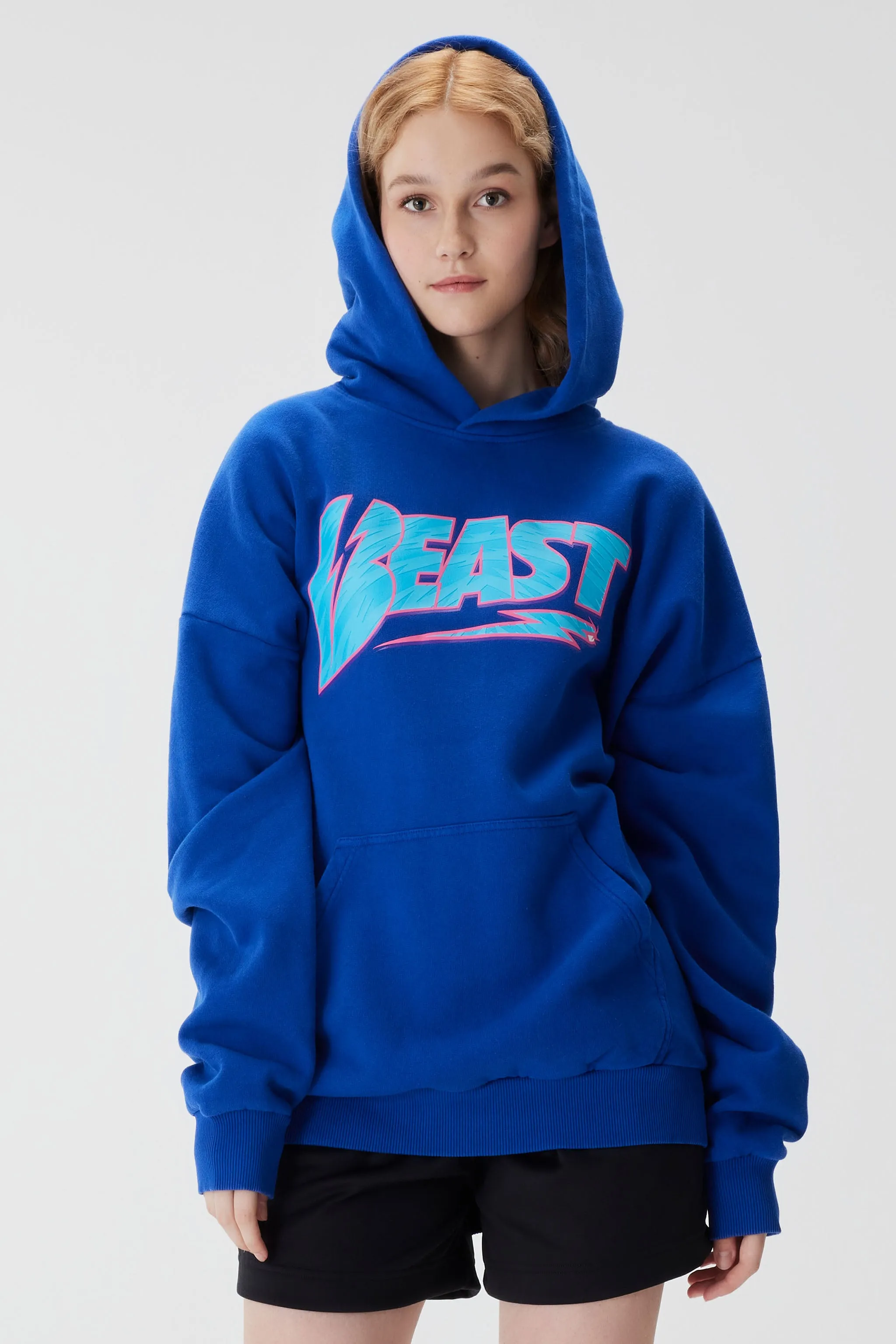 3D BOLT HOODIE - COBALT BLUE