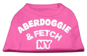 Aberdoggie NY Screenprint Shirts Bright Pink Lg (14)