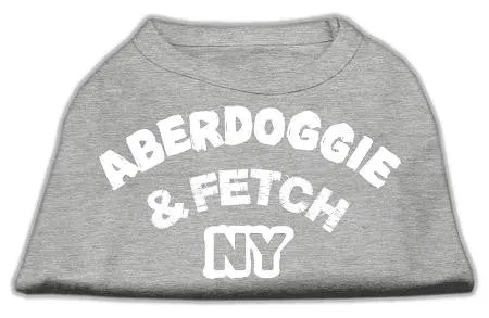 Aberdoggie NY Screenprint Shirts Grey Lg (14)