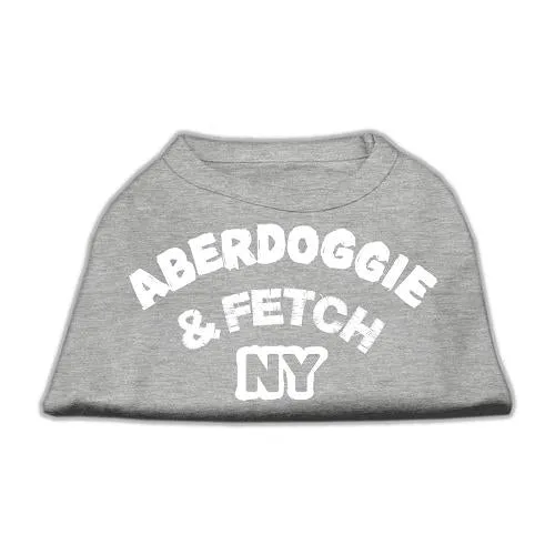 Aberdoggie NY Screenprint Shirts Grey Sm (10)