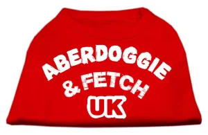 Aberdoggie UK Screenprint Shirts Red XS (8)