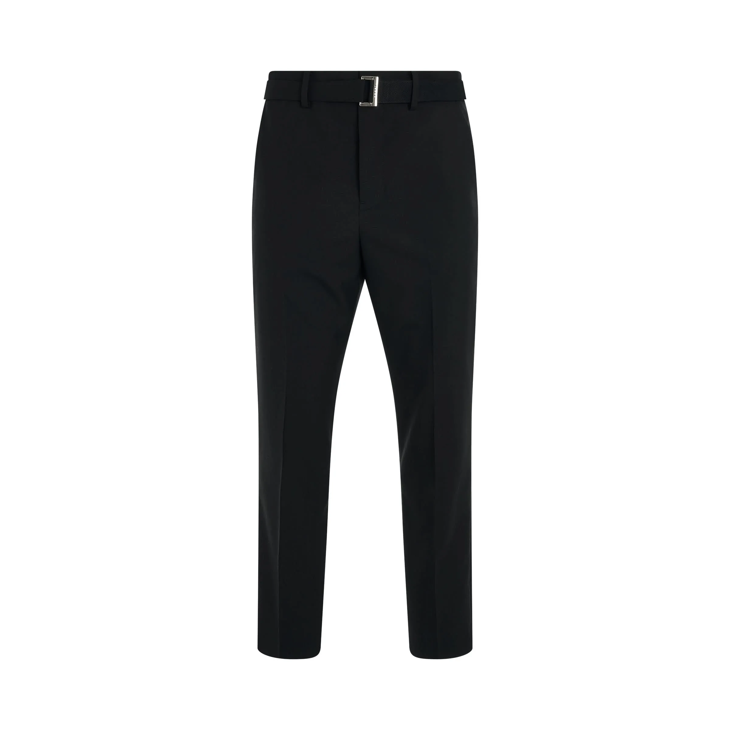 Belt Suiting Pants in Black