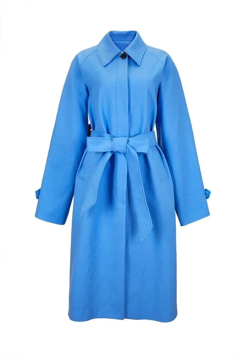 BLUE TRENCH COAT