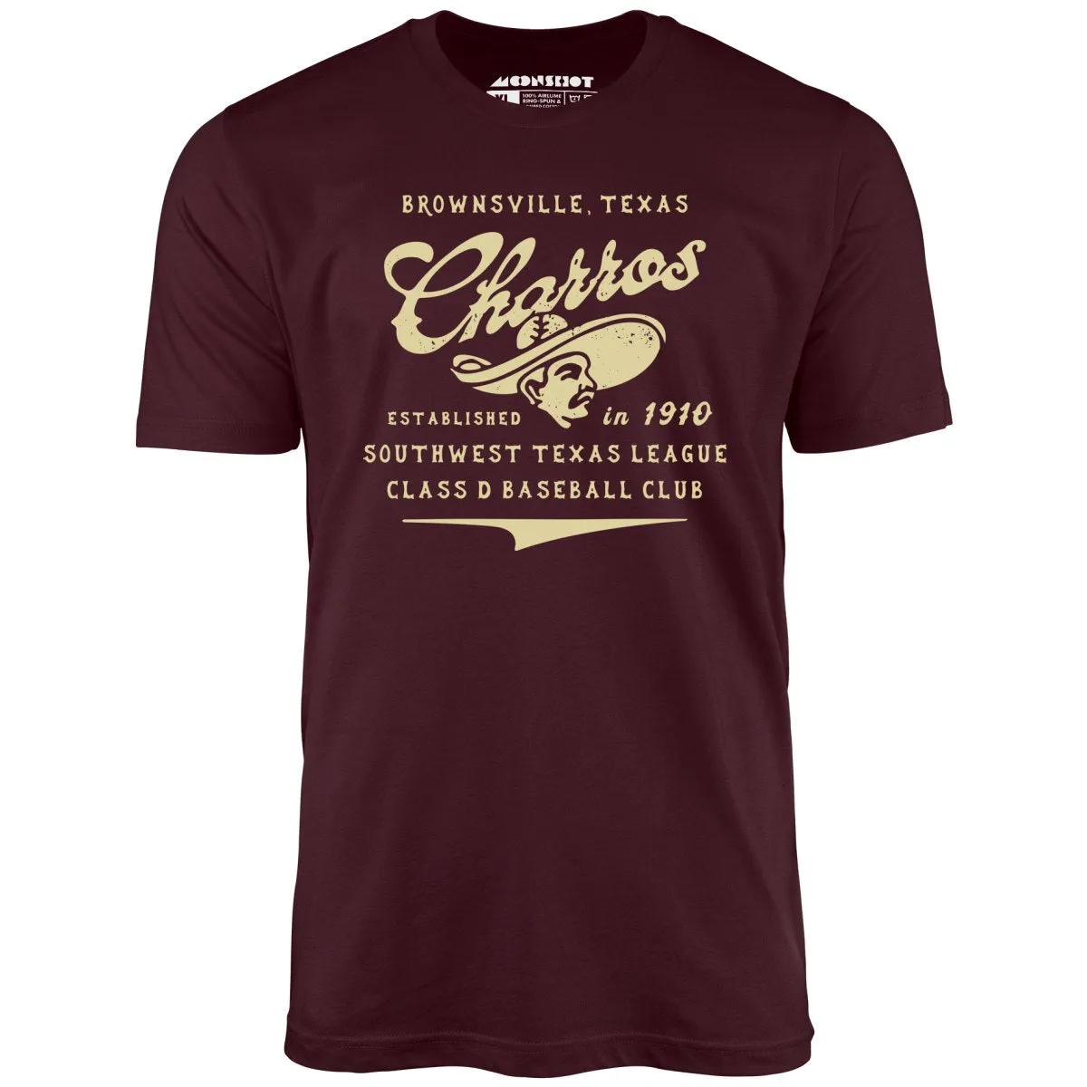 Brownsville Charros - Texas - Vintage Defunct Baseball Teams - Unisex T-Shirt