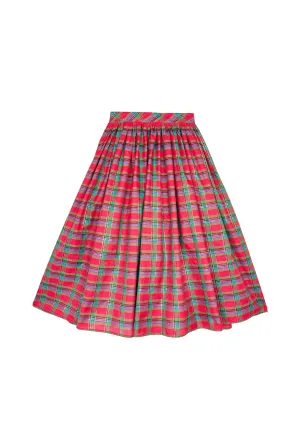 Buru   Pencil & Paper Co. The Marilyn Skirt - Shimmer Tartan