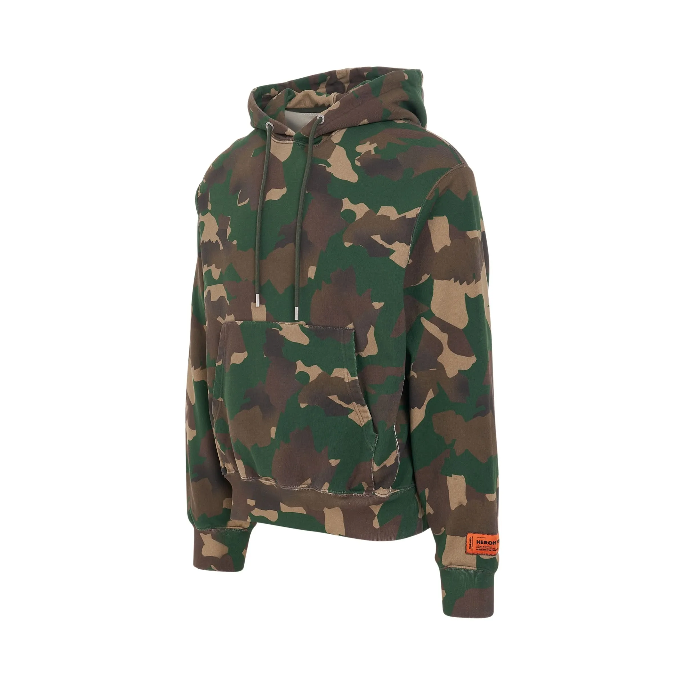 Camo Hoodie in Camo Green