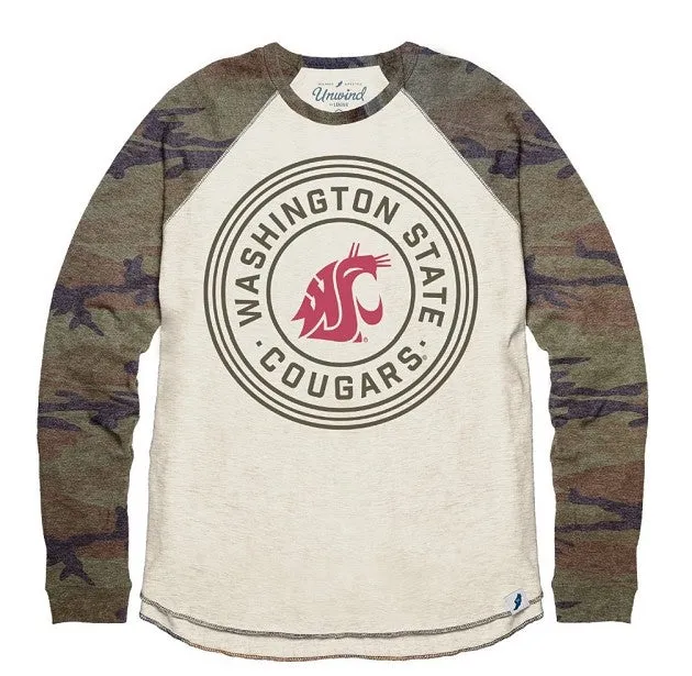 Camo Washington State University Long Sleeve