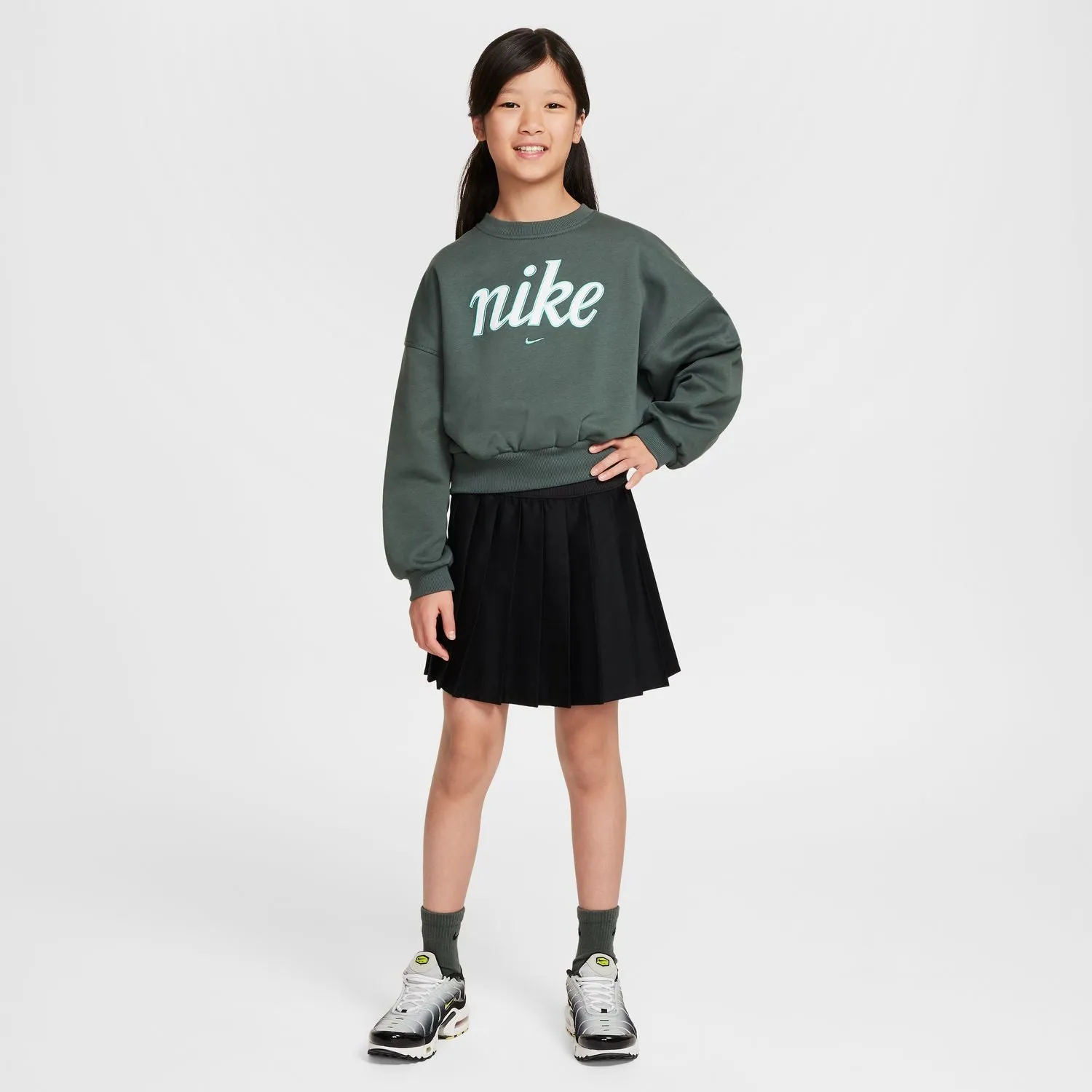 Club Fleece Boxy Crew - Youth