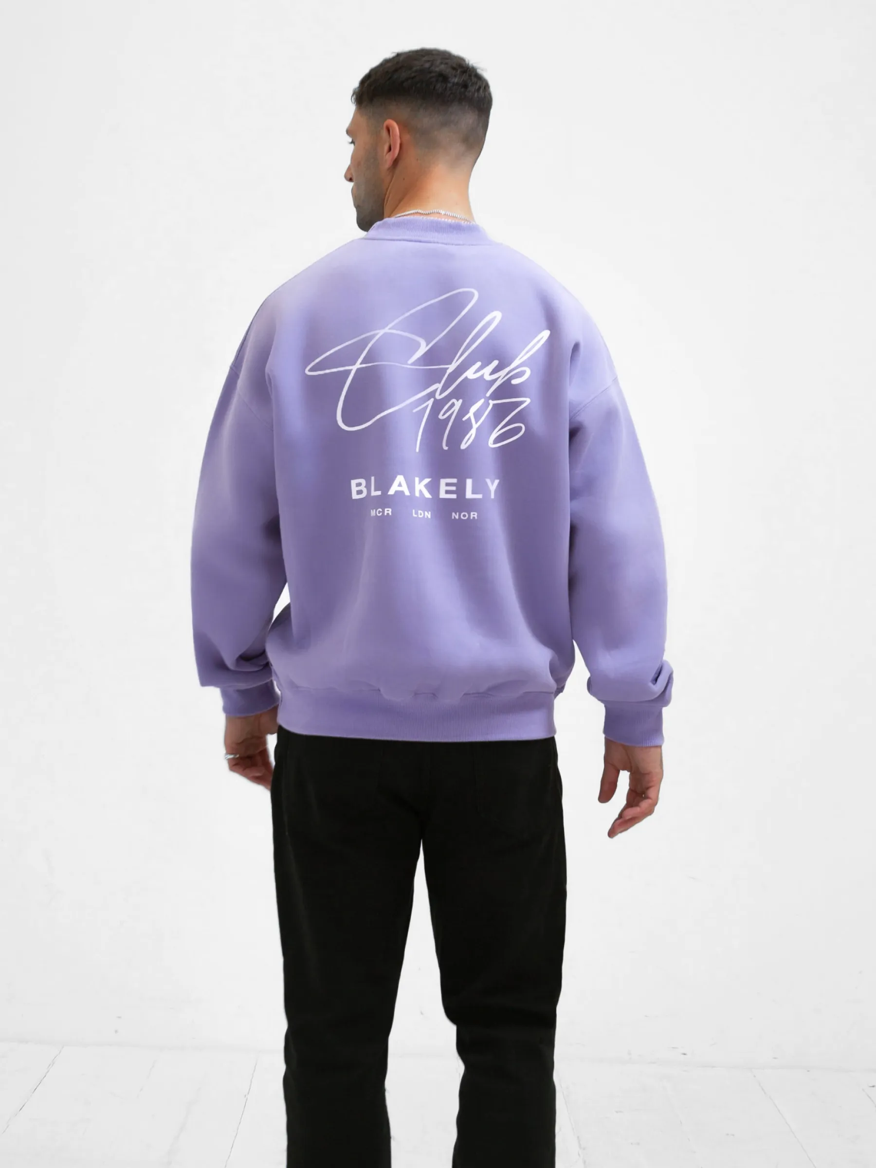 Club Relaxed Jumper - Violet