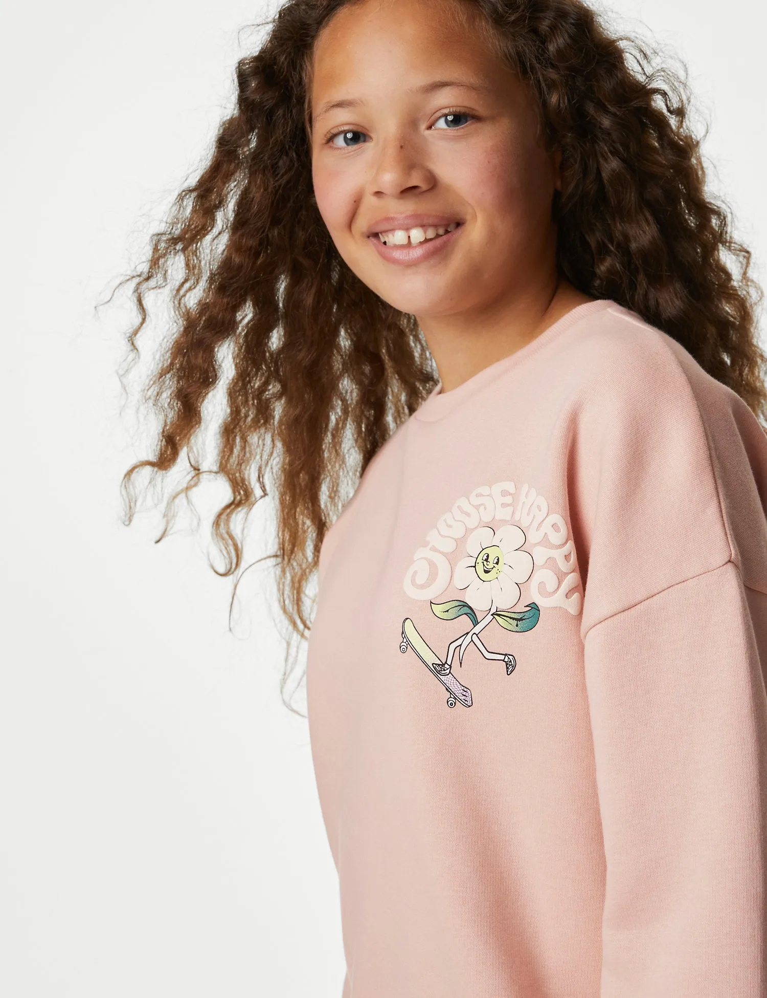 Cotton Rich Graphic Sweatshirt