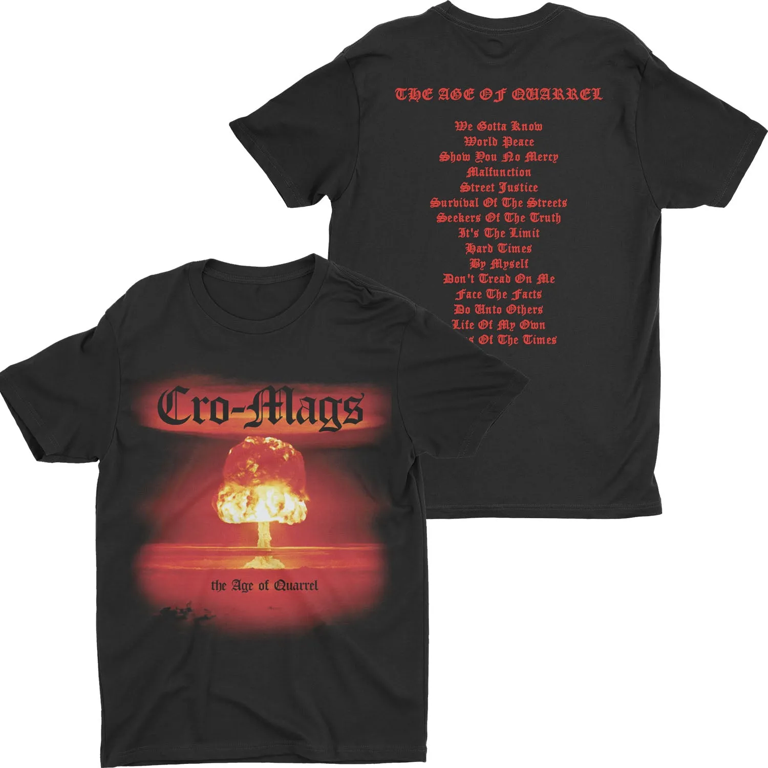 Cro-Mags - The Age Of Quarrel t-shirt