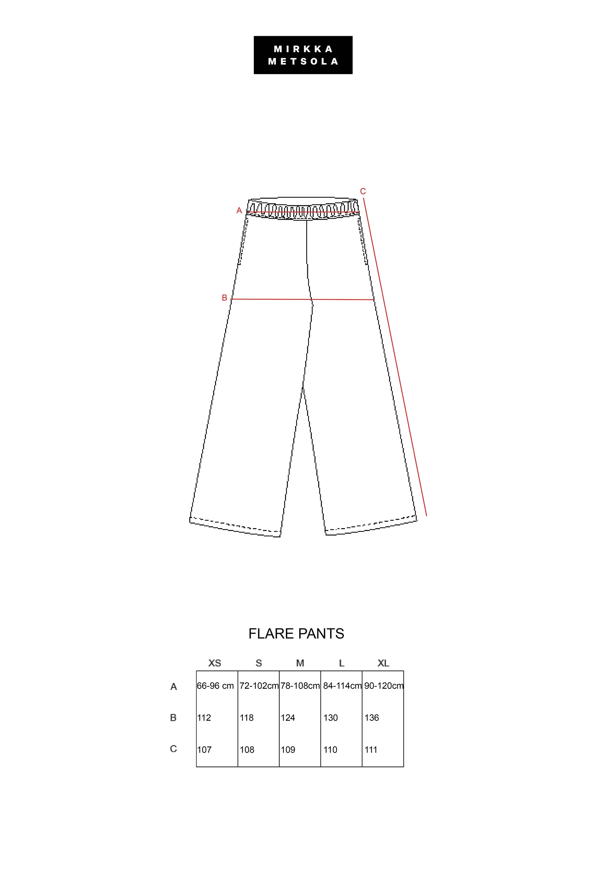 Flare Pants_pleated orange