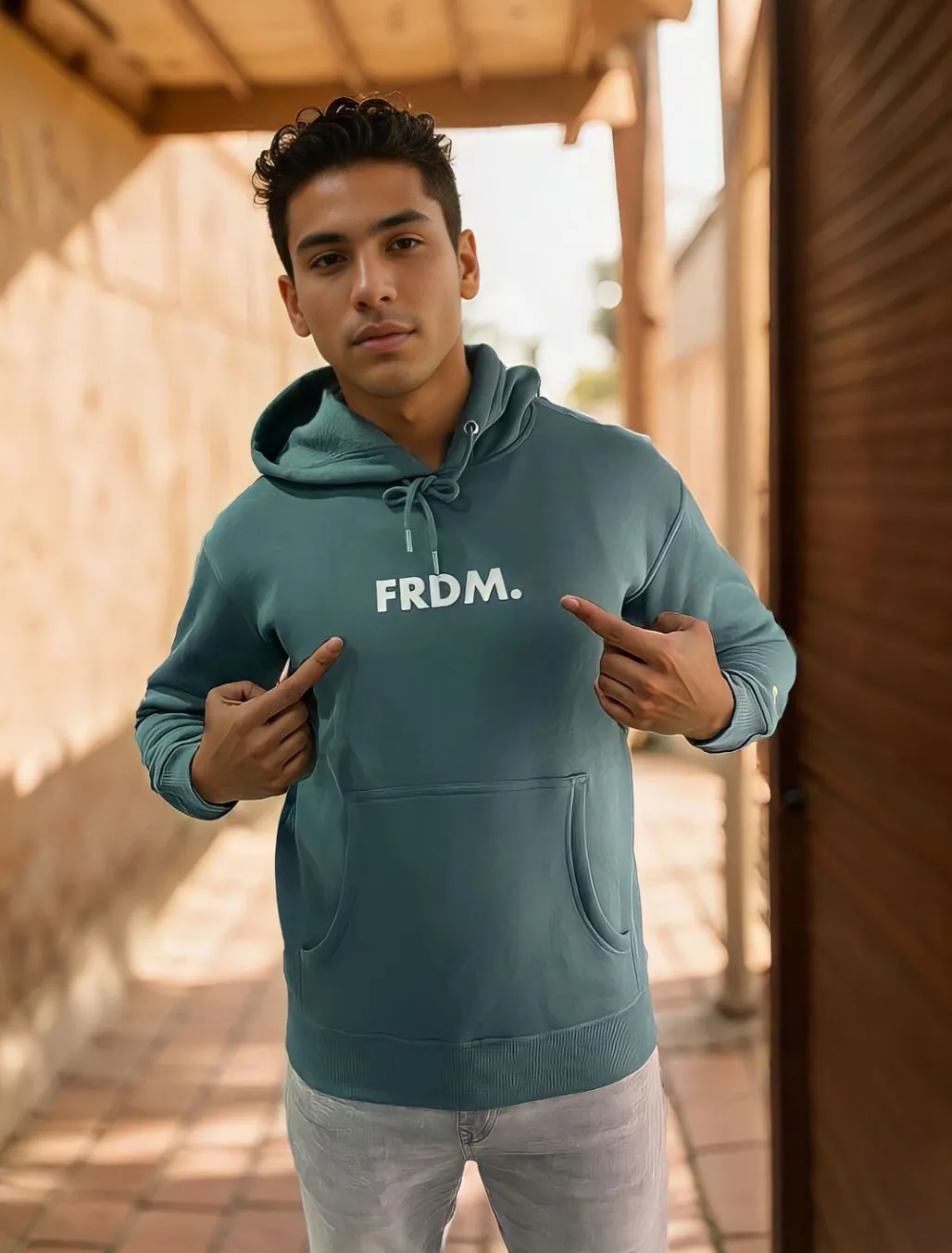 FRDM. Fern Green Hoodie