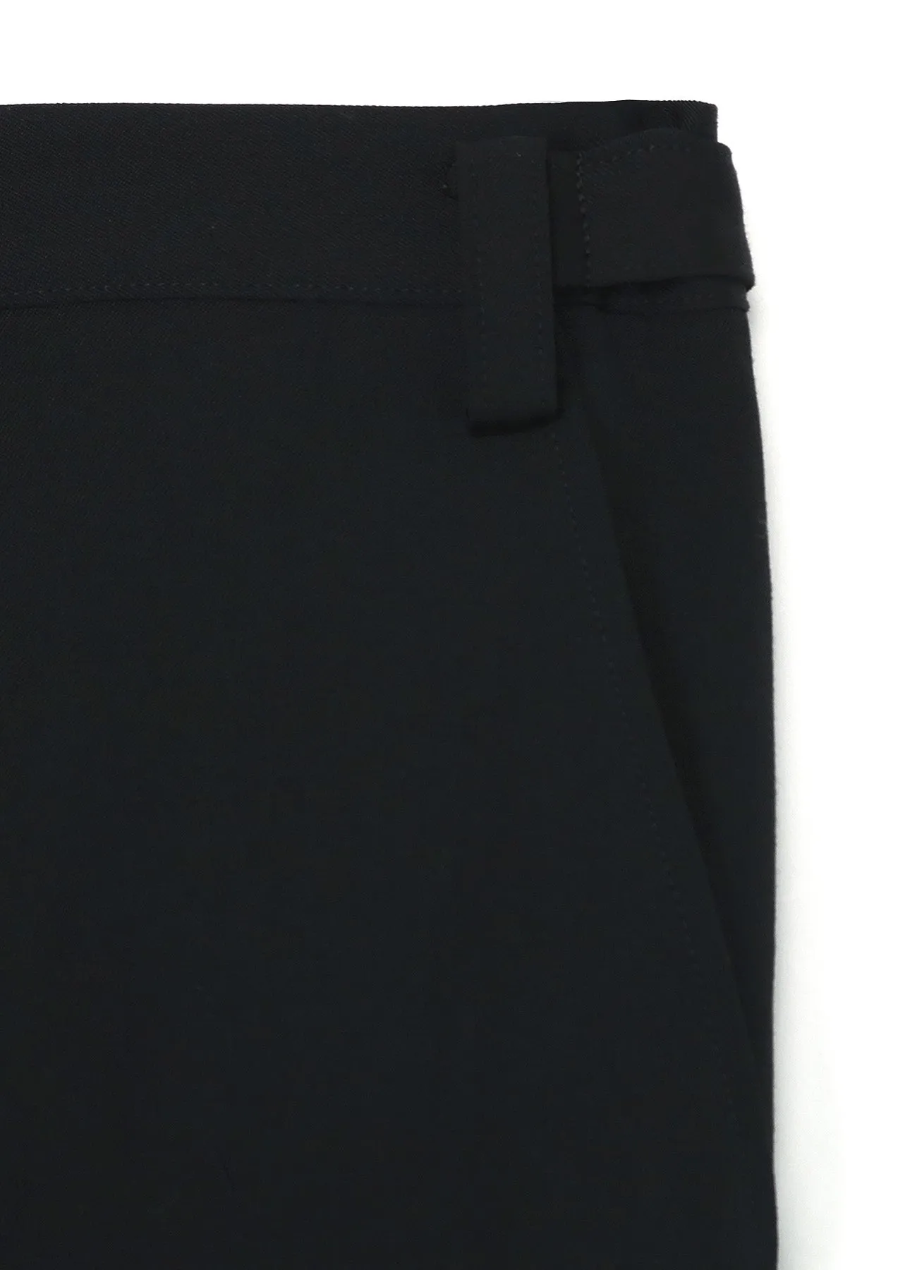 GABARDINE DROP CROTCH PANTS