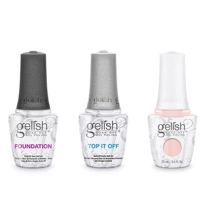 Gelish Combo - Base, Top & Kiss Kiss