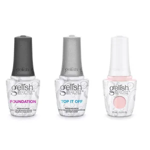 Gelish Combo - Base, Top & Kiss Kiss