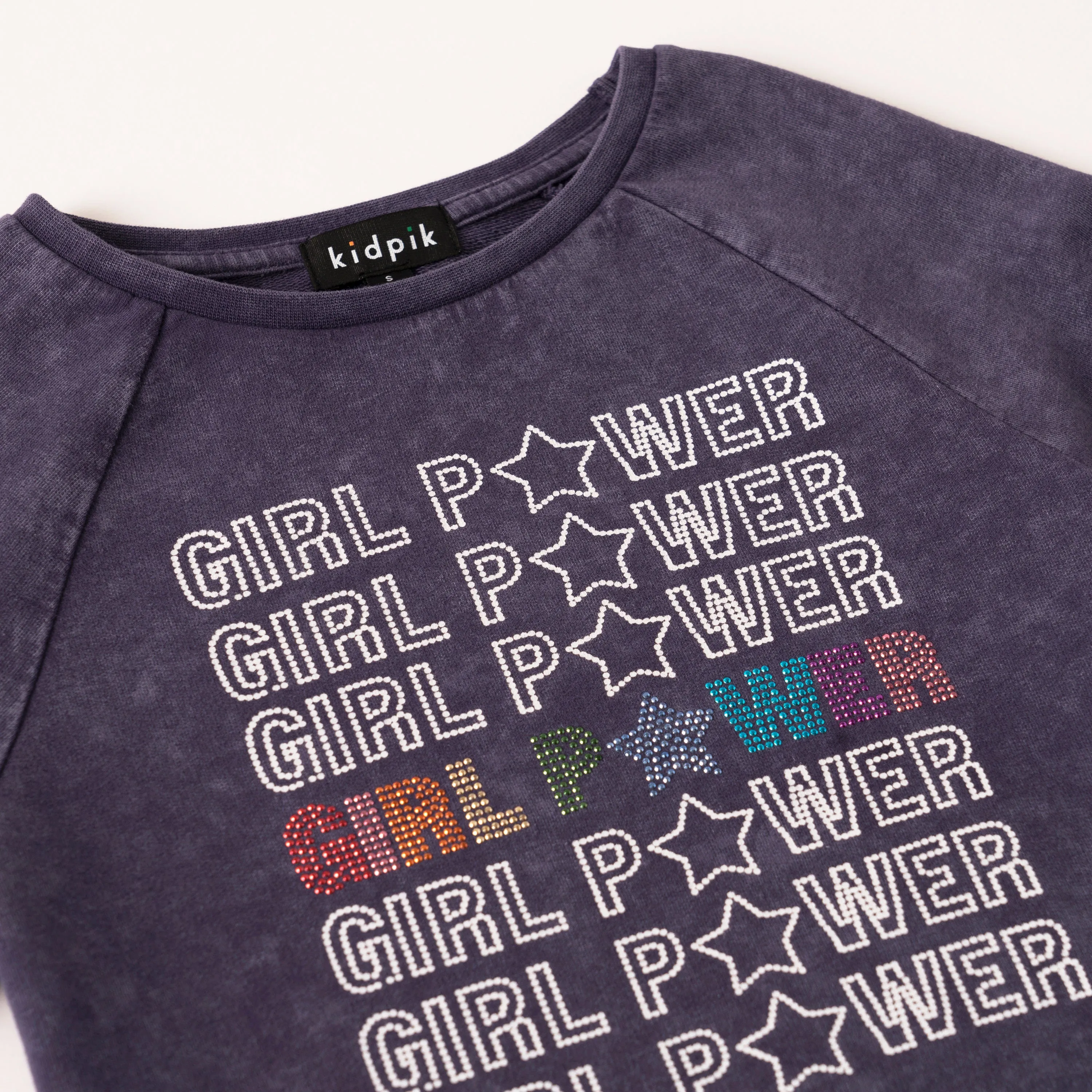 Girlpower Marbled Fleece Top