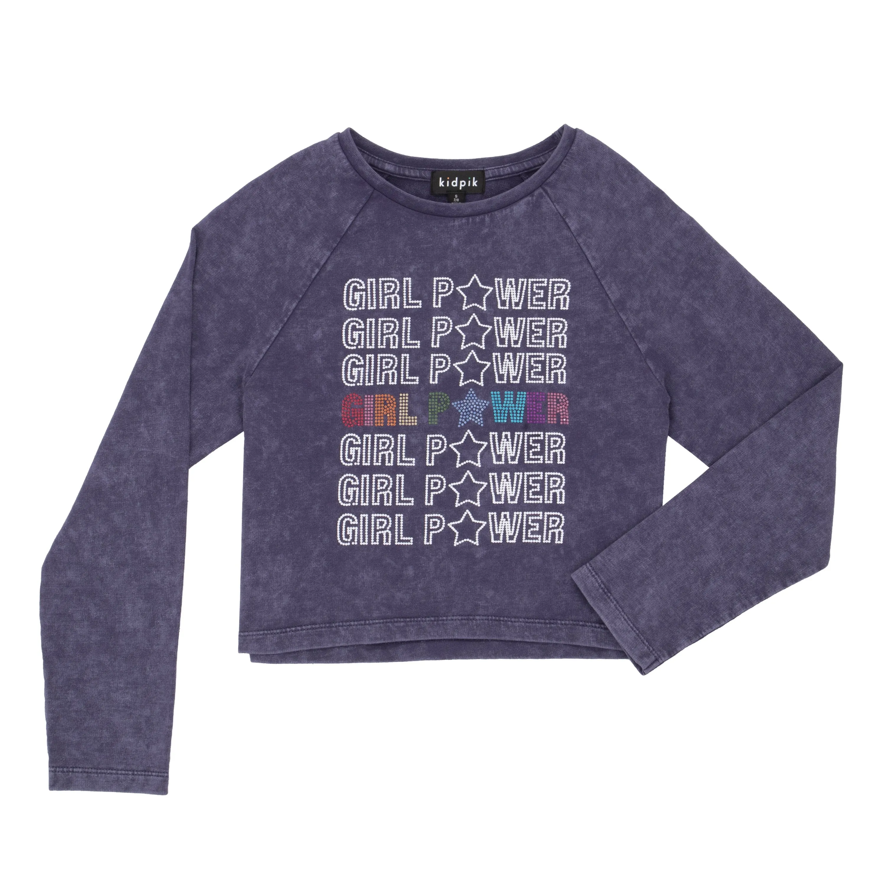 Girlpower Marbled Fleece Top