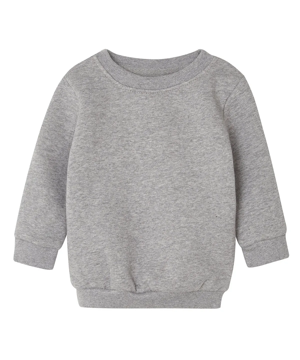 Heather Grey Melange - Baby essential sweatshirt