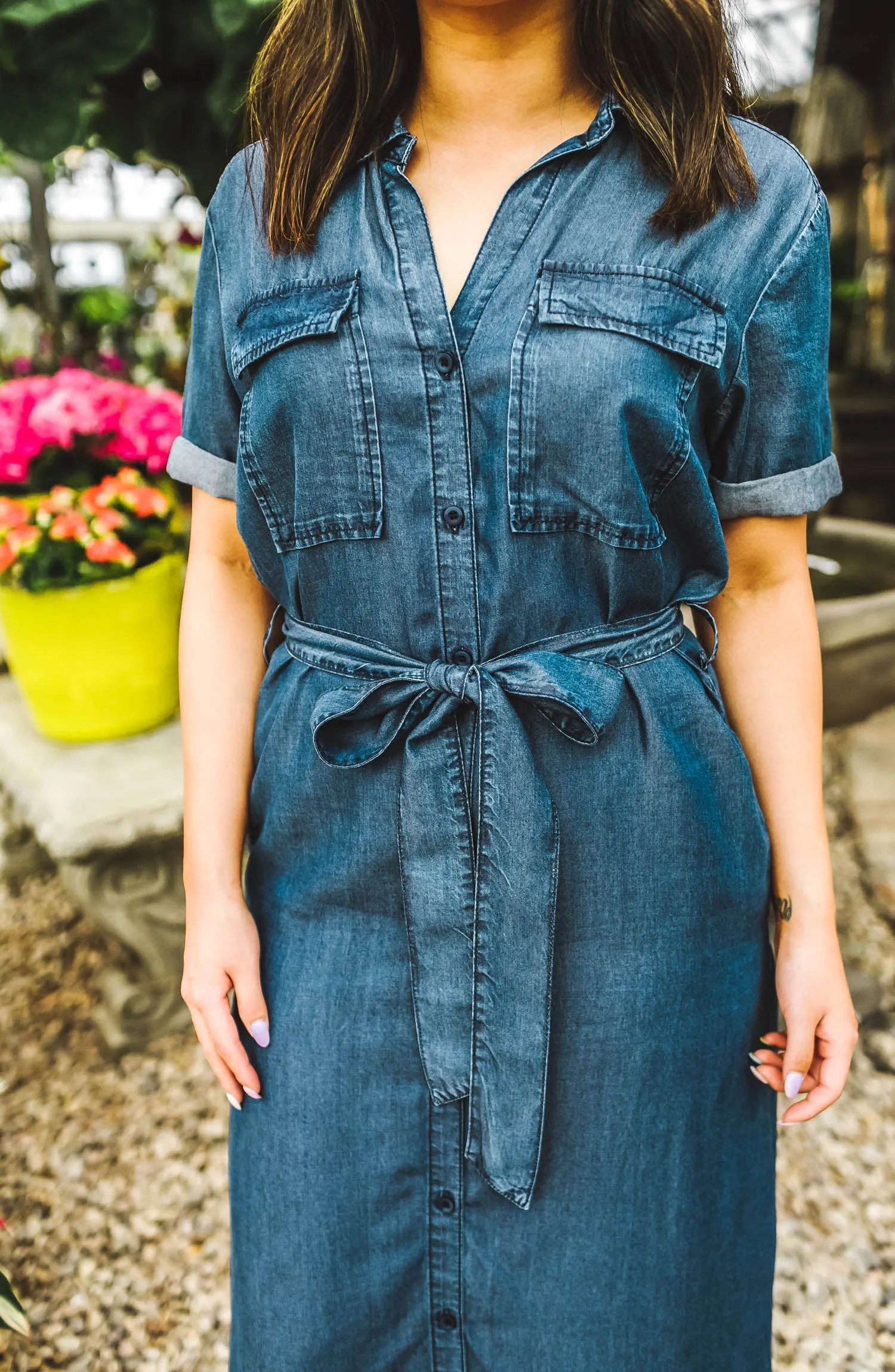 Jem Denim Shirt Dress FINAL SALE