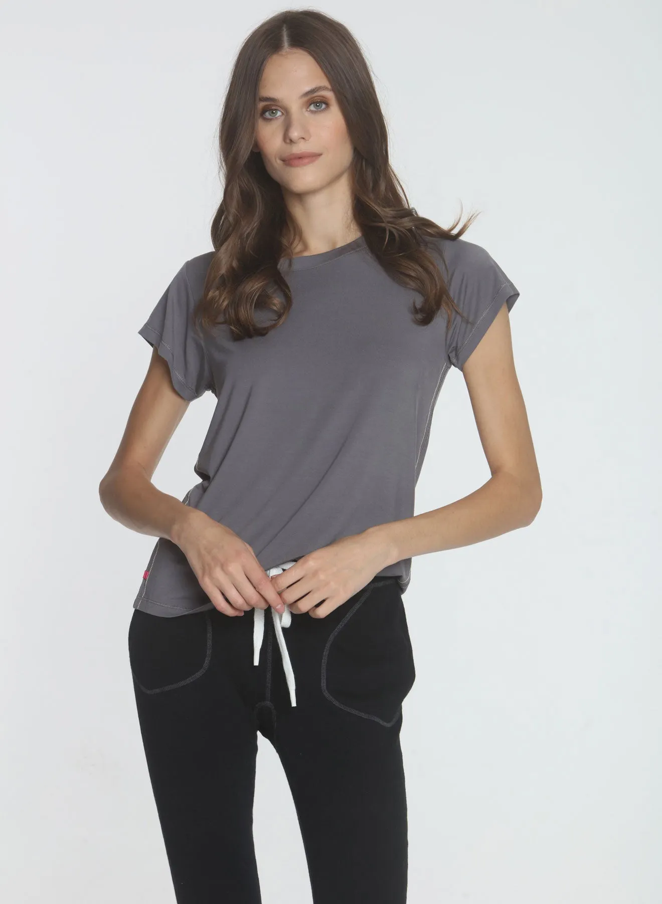 Kate Classic Crew - Deep Taupe