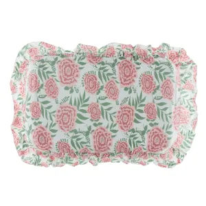 KicKee Pants Fresh Air Florist Ruffle Changing Pad Cover