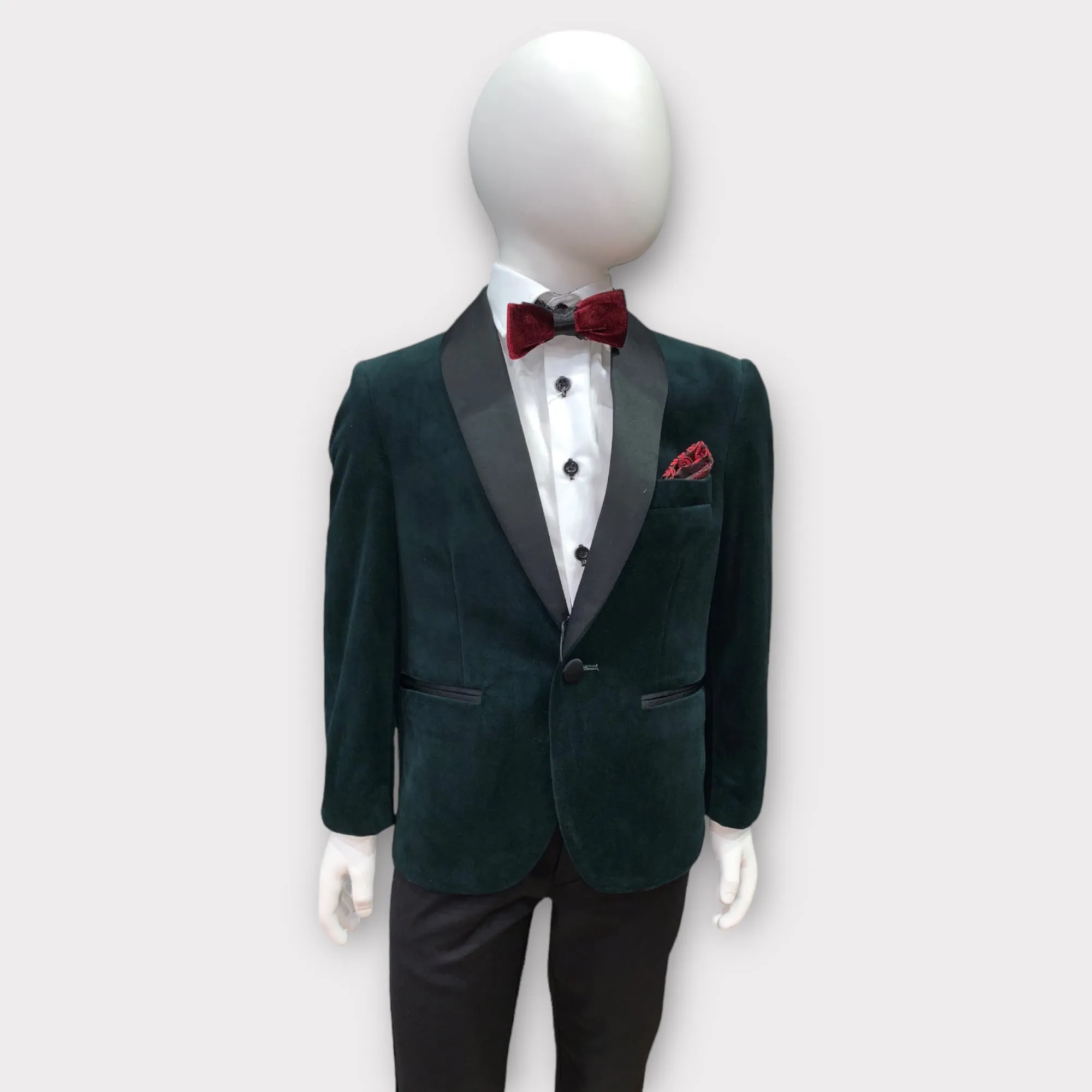 Kids Tuxedo  #OLIVER - Velvet Green