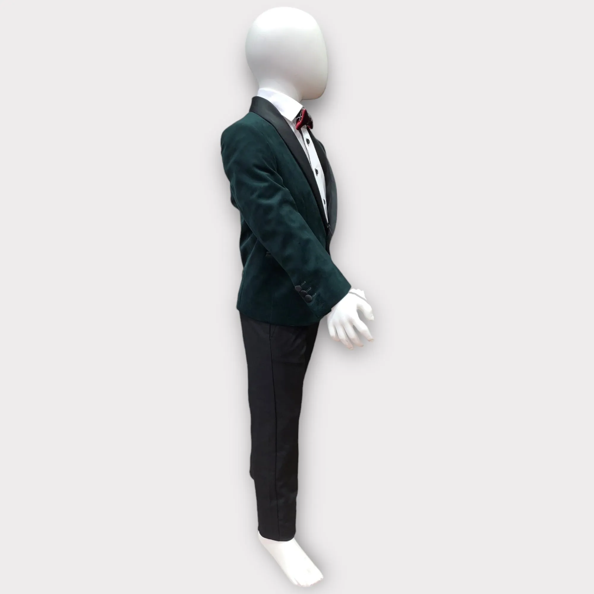 Kids Tuxedo  #OLIVER - Velvet Green