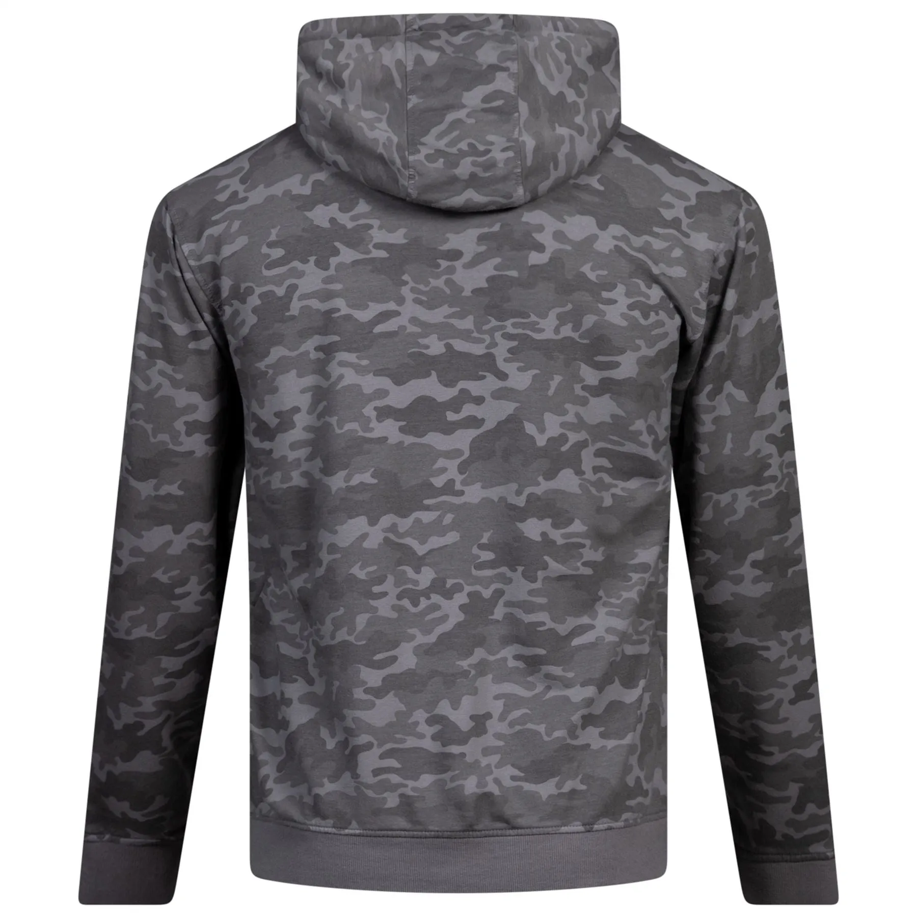 Lava Wash Printed Hoodie Gale Grey - AW24