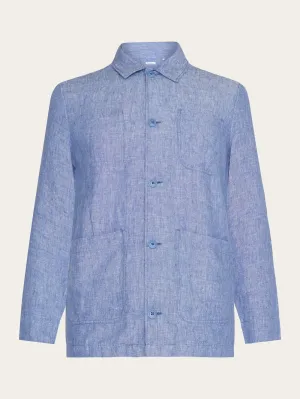 Linen overshirt - Moonlight Blue