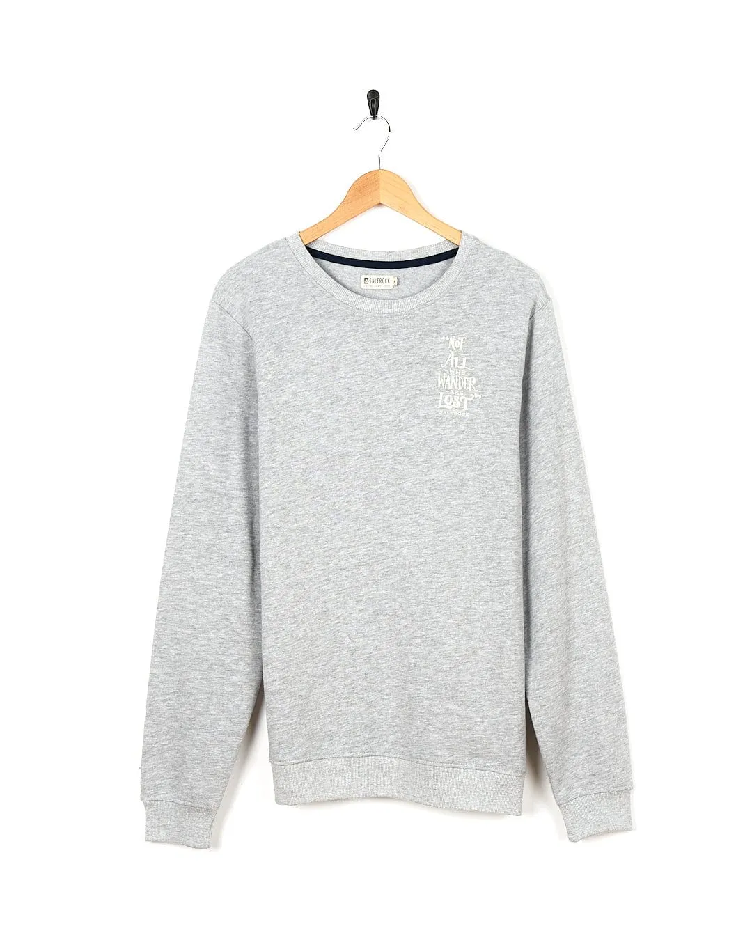 Lost Ships - Mens Crew Sweat - Grey