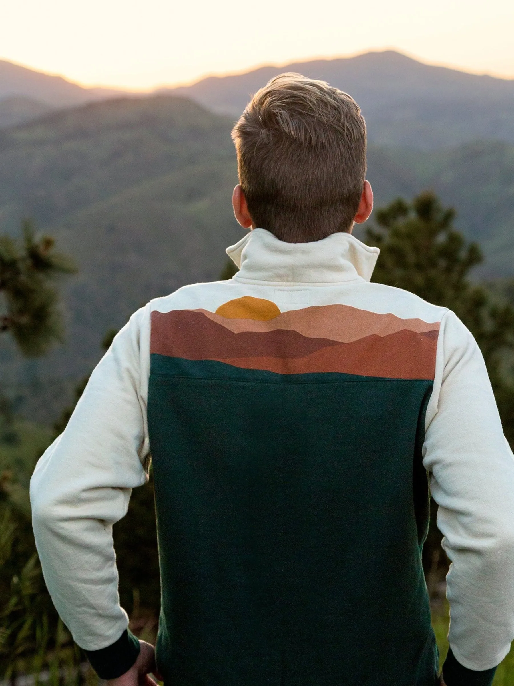 Mountain Sunset Quarter-zip