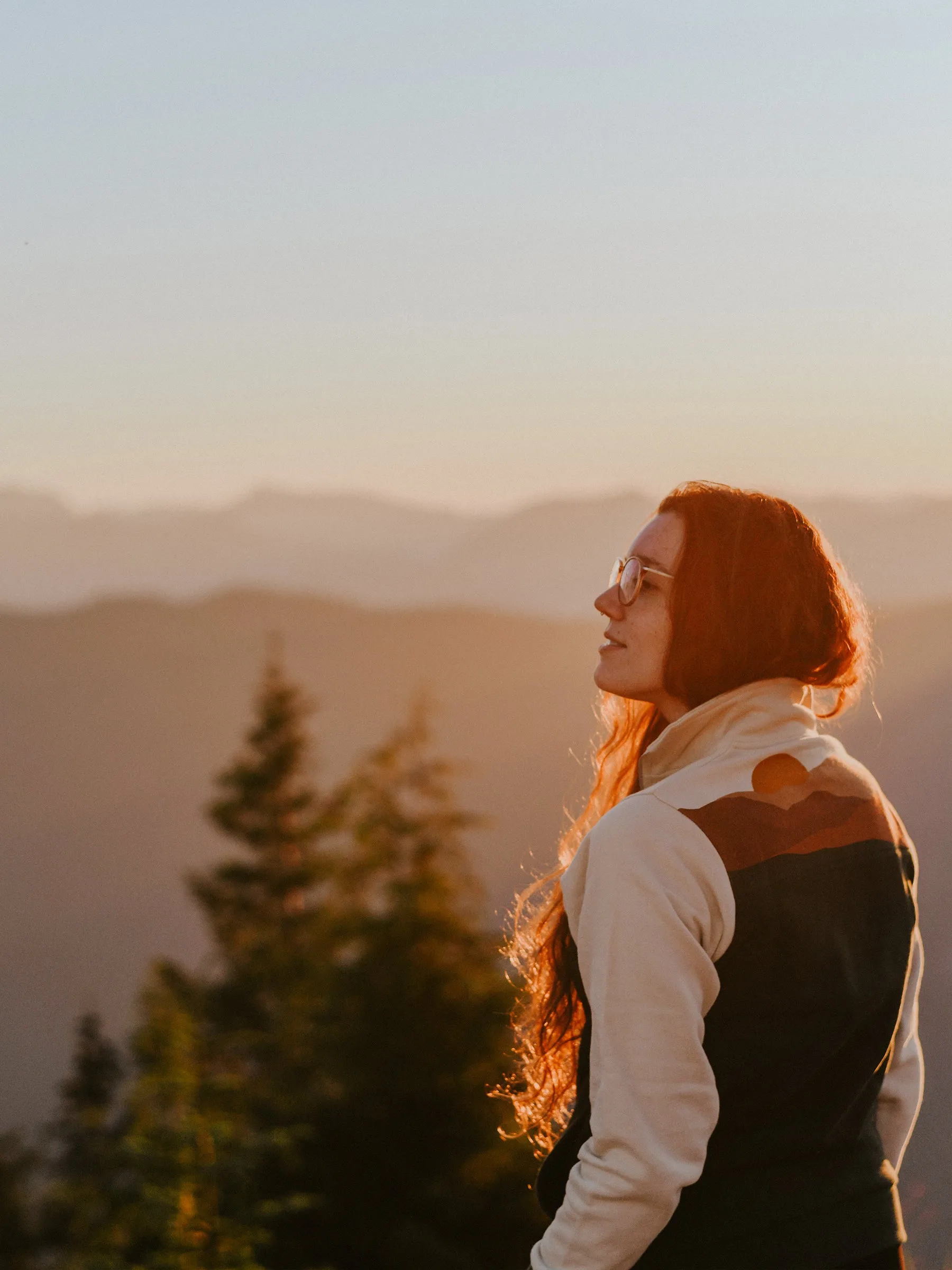 Mountain Sunset Quarter-zip