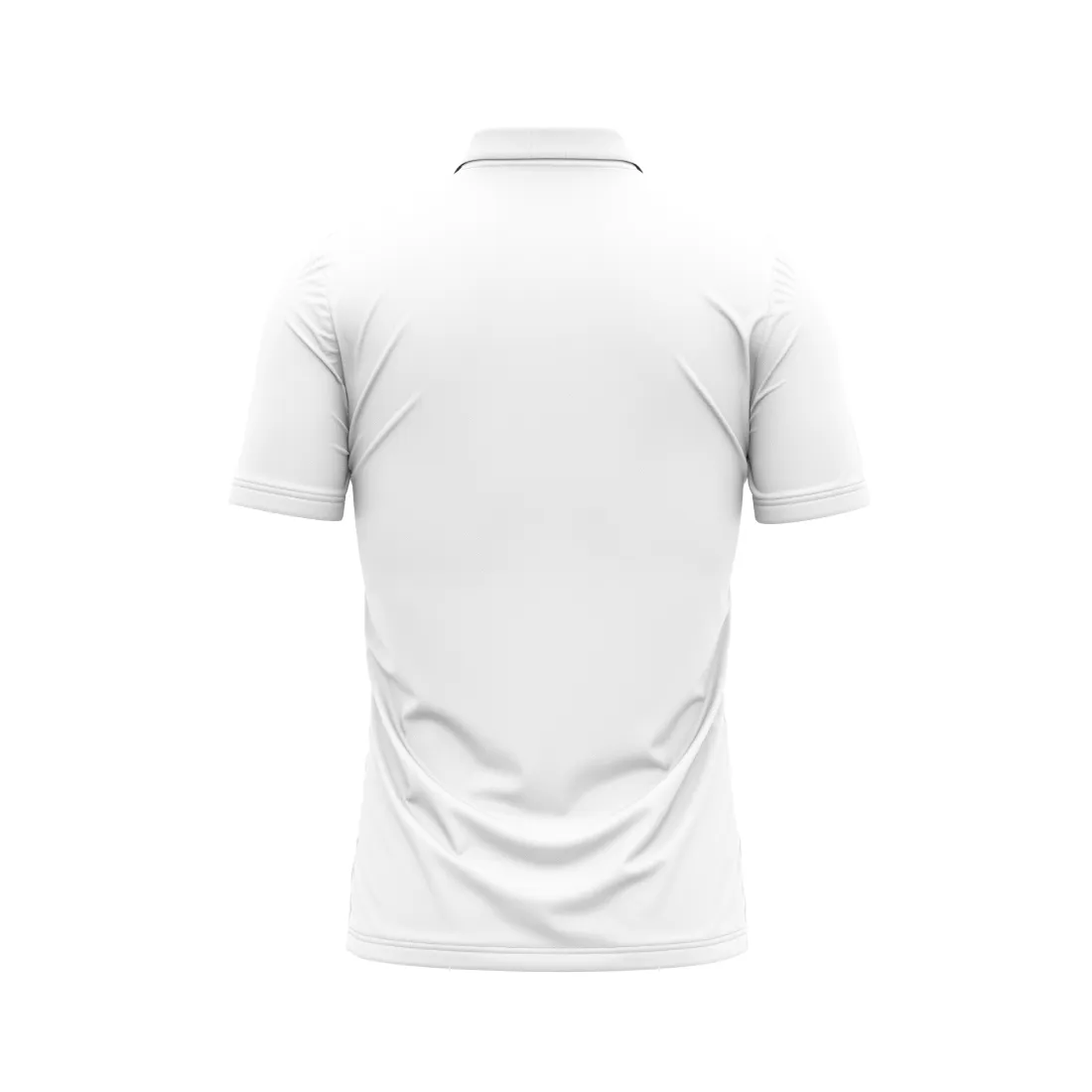 Next Print Customized Polo Neck White Jersey NPTS01