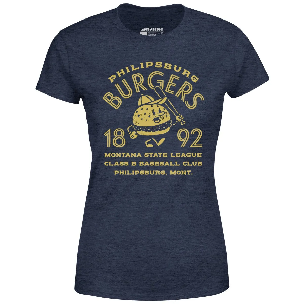 Philipsburg Burgers - Montana - Vintage Defunct Baseball Teams - Women's T-Shirt