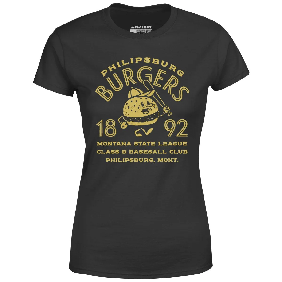 Philipsburg Burgers - Montana - Vintage Defunct Baseball Teams - Women's T-Shirt