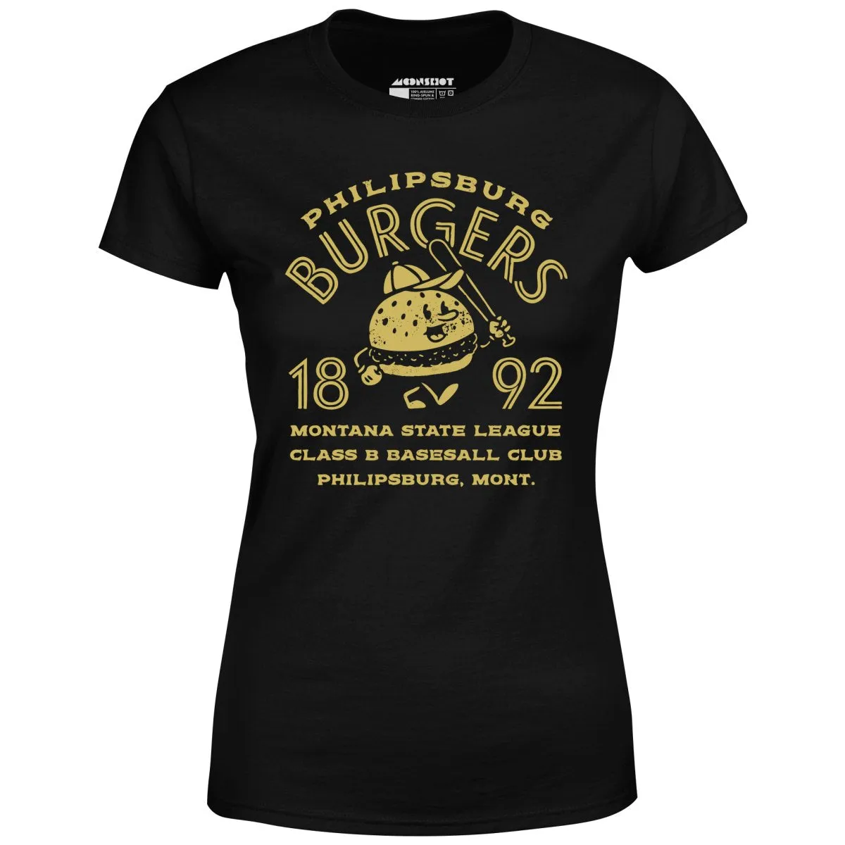 Philipsburg Burgers - Montana - Vintage Defunct Baseball Teams - Women's T-Shirt