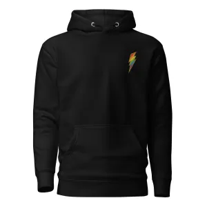 Rainbow Pride Lightning Embroidered Hoodie