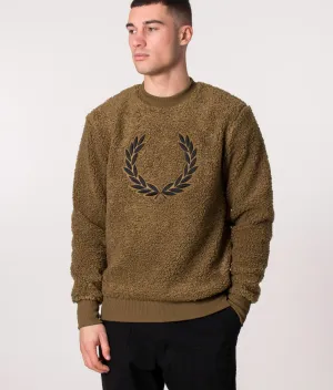 Relaxed Fit Borg Fleece Sweatshirt