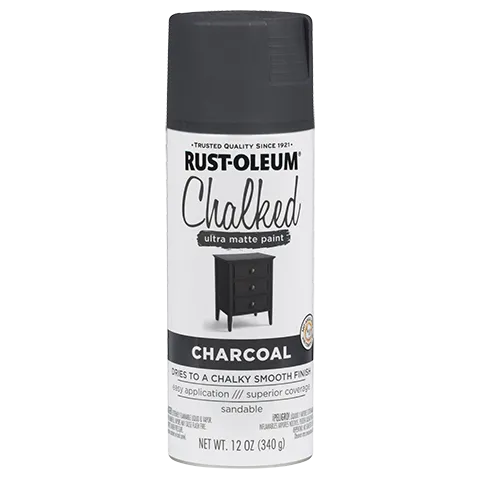 Rust-Oleum® Chalked Ultra Matte Paint Charcoal (12 Oz, Charcoal)