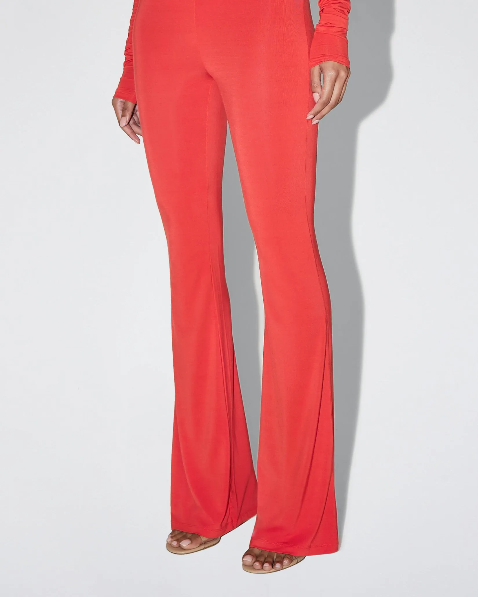 Soft Stretch Low Rise Pant | Cherry