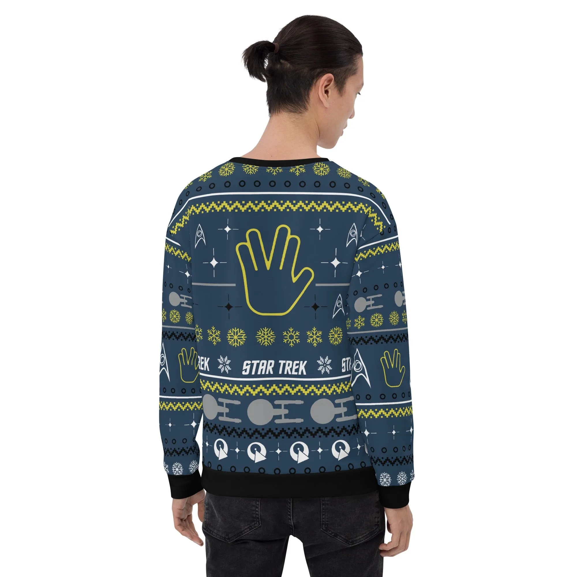 Star Trek Live Long & Prosper Holiday Crewneck Sweatshirt