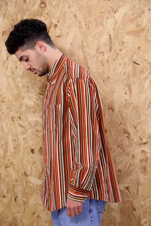 Striped Corduroy Shirt