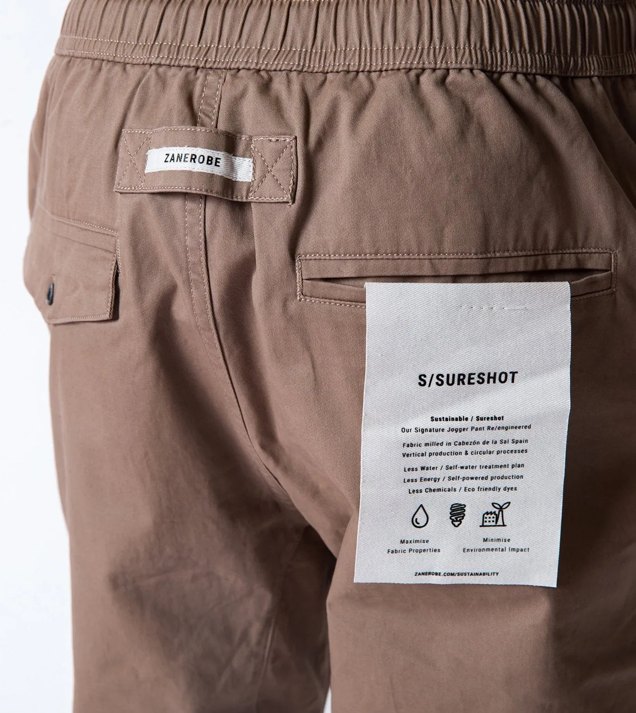 Sustainable Sureshot Jogger Sand - Sale