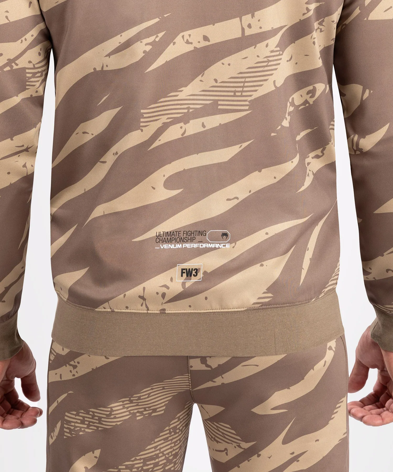 UFC Adrenaline by Venum Fight Week Men’s zip Hoodie - Desert Camo